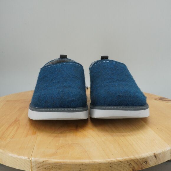 Samuel Hubbard Spring Back Mens Size 9.5 Comfort Shoes Royal Blue Felted Fleece - Picture 2 of 9